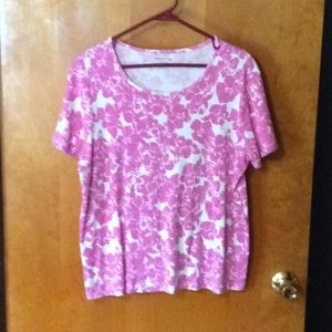 BOGO $5 ea White Stag XL Pretty pink tee
